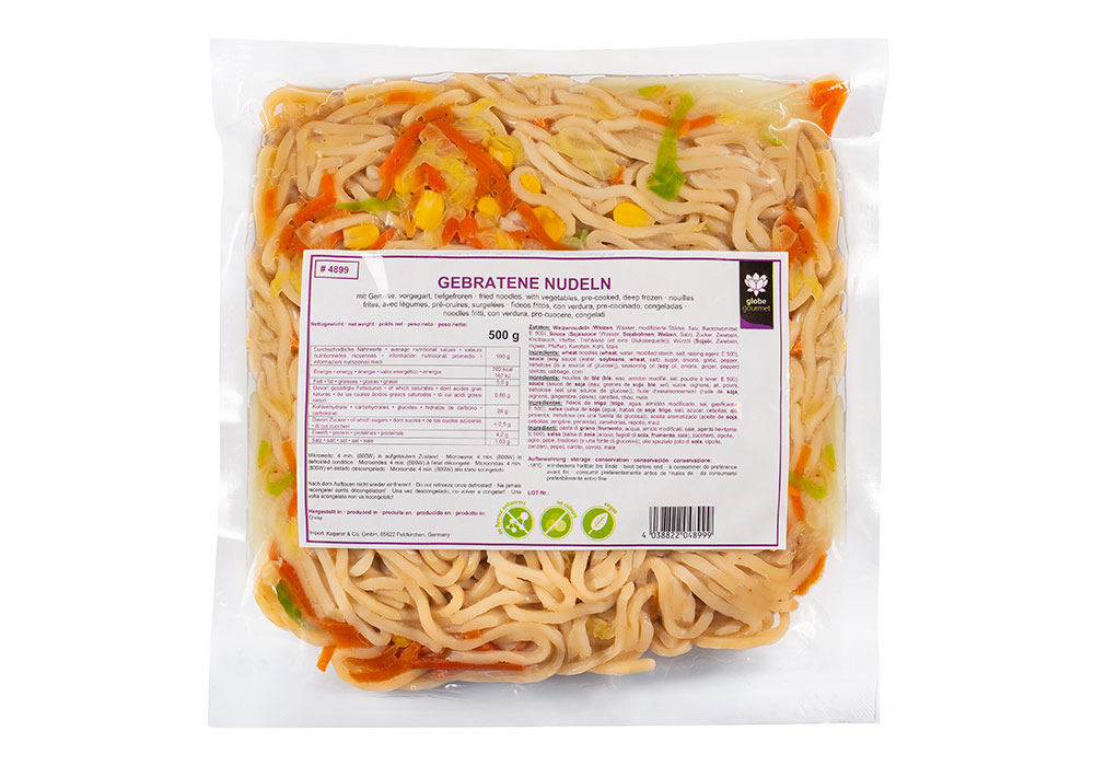 Gebratene Nudeln mit Gemüse